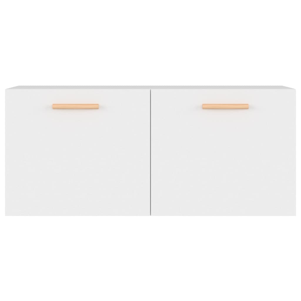 Wall Cabinet White 80x35x36,5 cm Engineered Wood