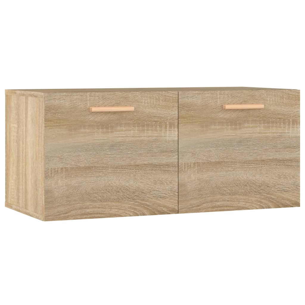 Wall Cabinet Sonoma Oak 80x35x36.5 cm Engineered Wood