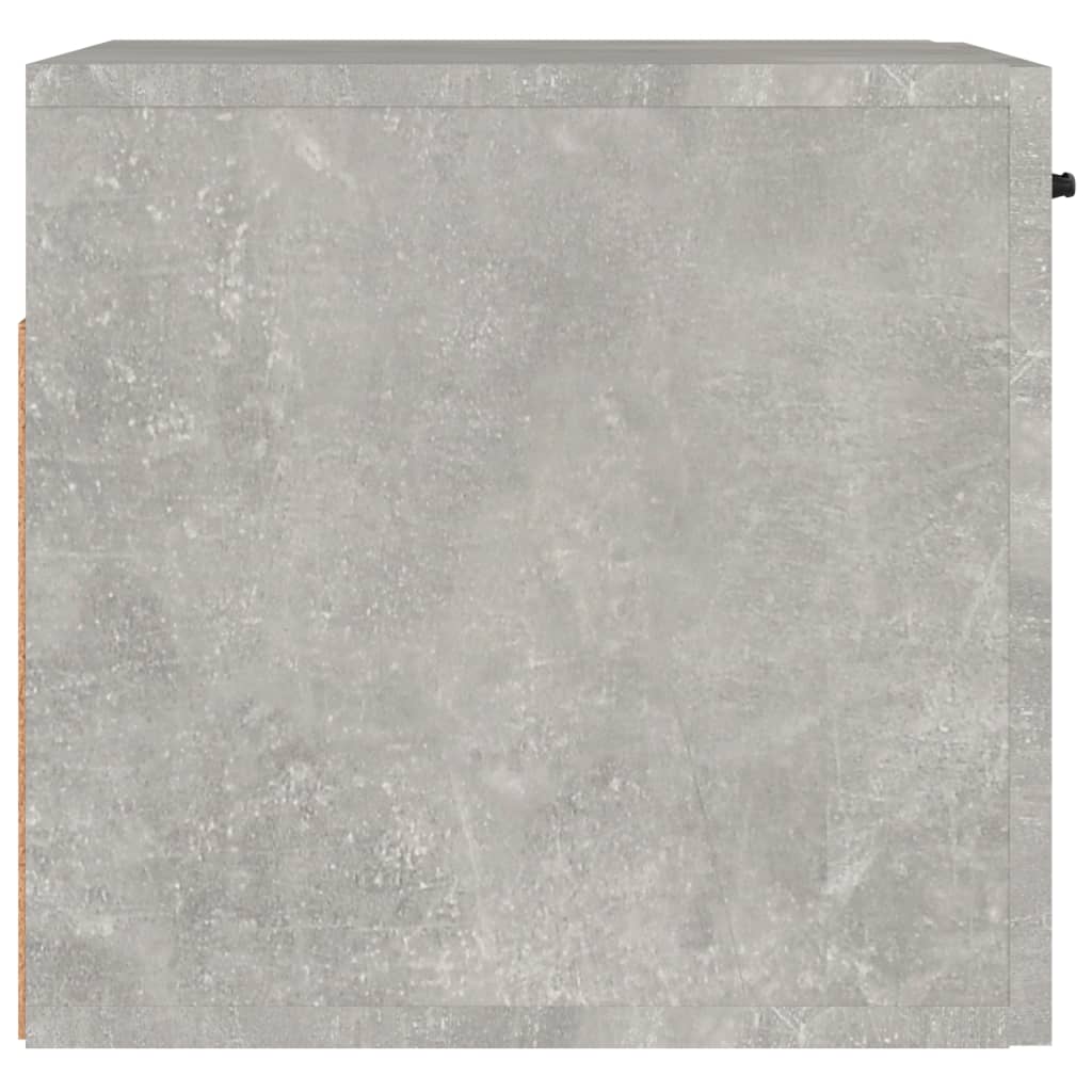 Wall Cabinet Concrete Grey 80x36.5x35 cm Engineered Wood