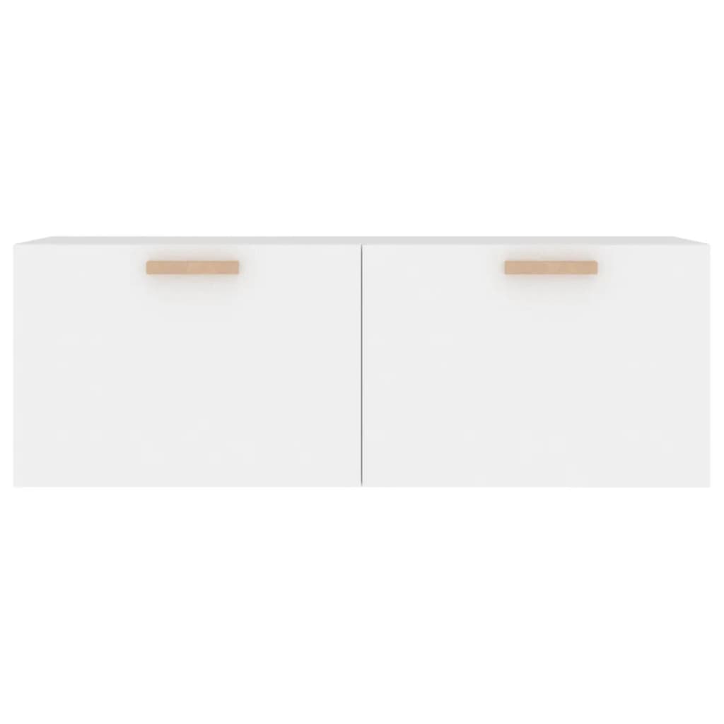 Wall Cabinet White 100x36.5x35 cm Engineered Wood