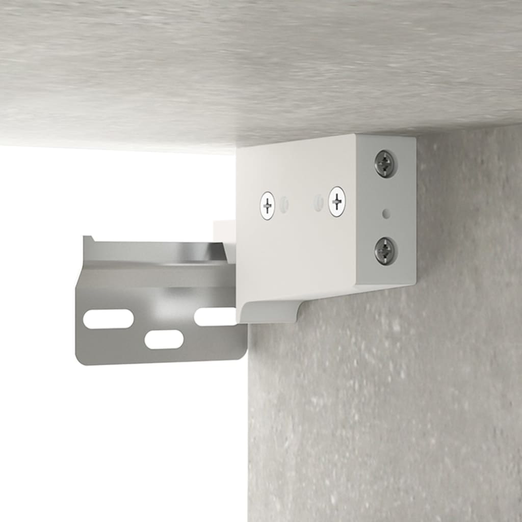 Wall Cabinet Concrete Grey 100x36.5x35 cm Engineered Wood
