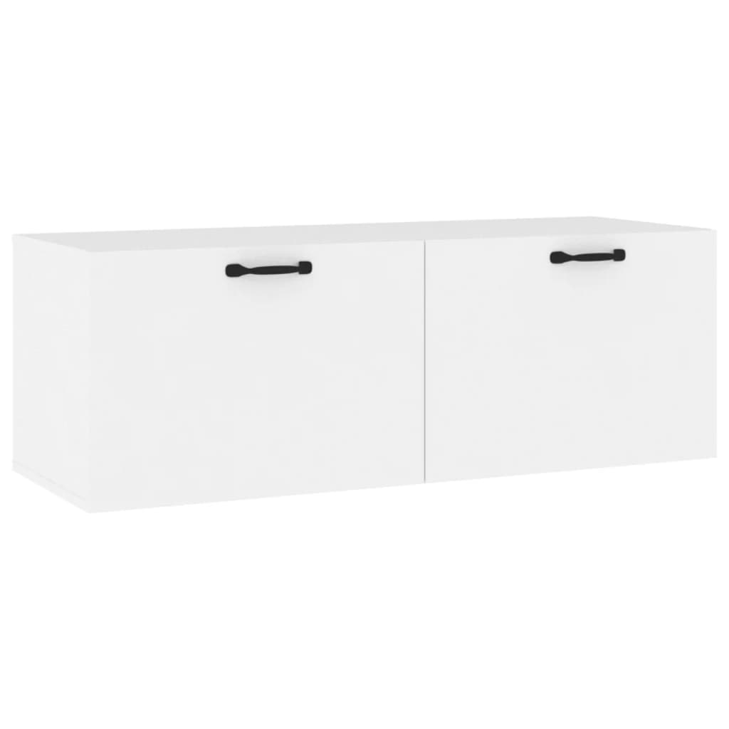 Wall Cabinet White 100x36.5x35 cm Engineered Wood