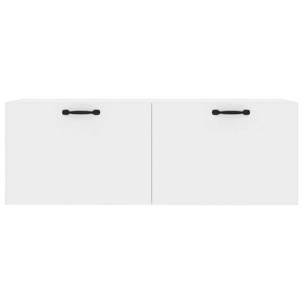 vidaXL Wall Cabinet High Gloss White 100x36.5x35 cm Engineered Wood