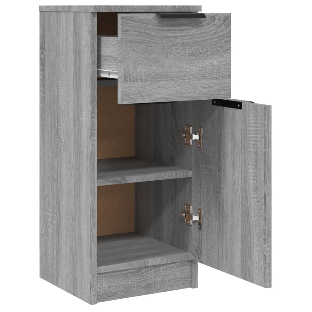 Sideboard Grey Sonoma 30x30x70 cm Engineered Wood