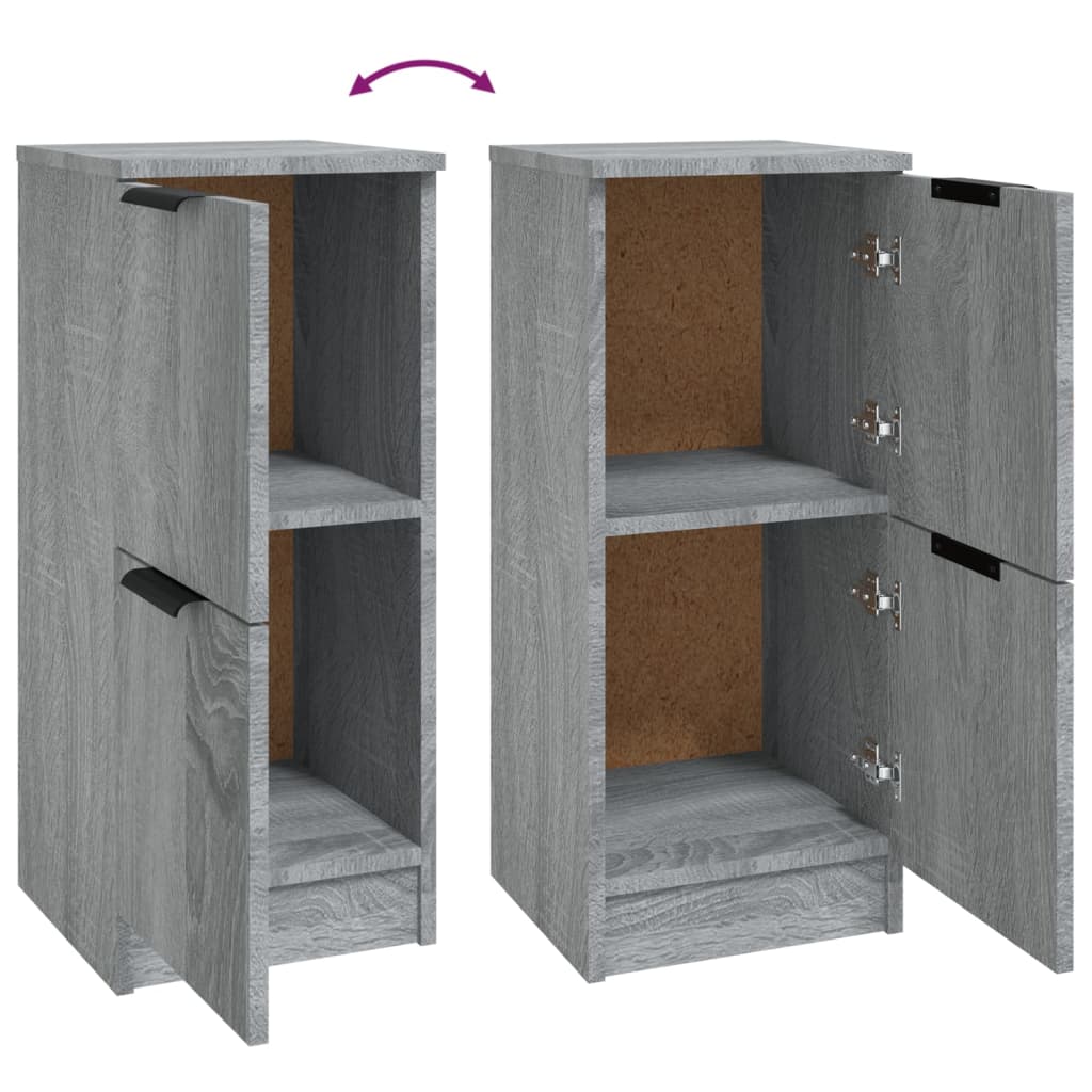 Sideboard Grey Sonoma 30x30x70 cm Engineered Wood