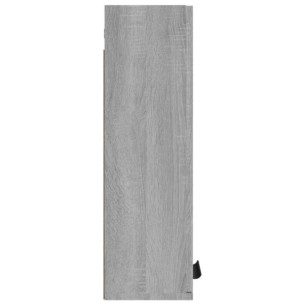 Wall-mounted Bathroom Cabinet Grey Sonoma 32x20x67 cm