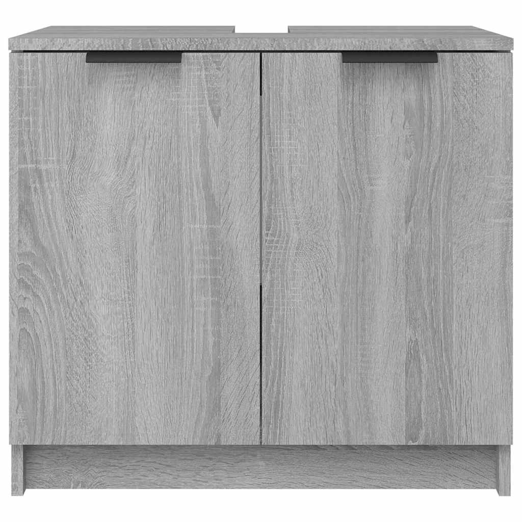 Bathroom Cabinet Grey Sonoma 64,5x33,5x59 cm Engineered Wood