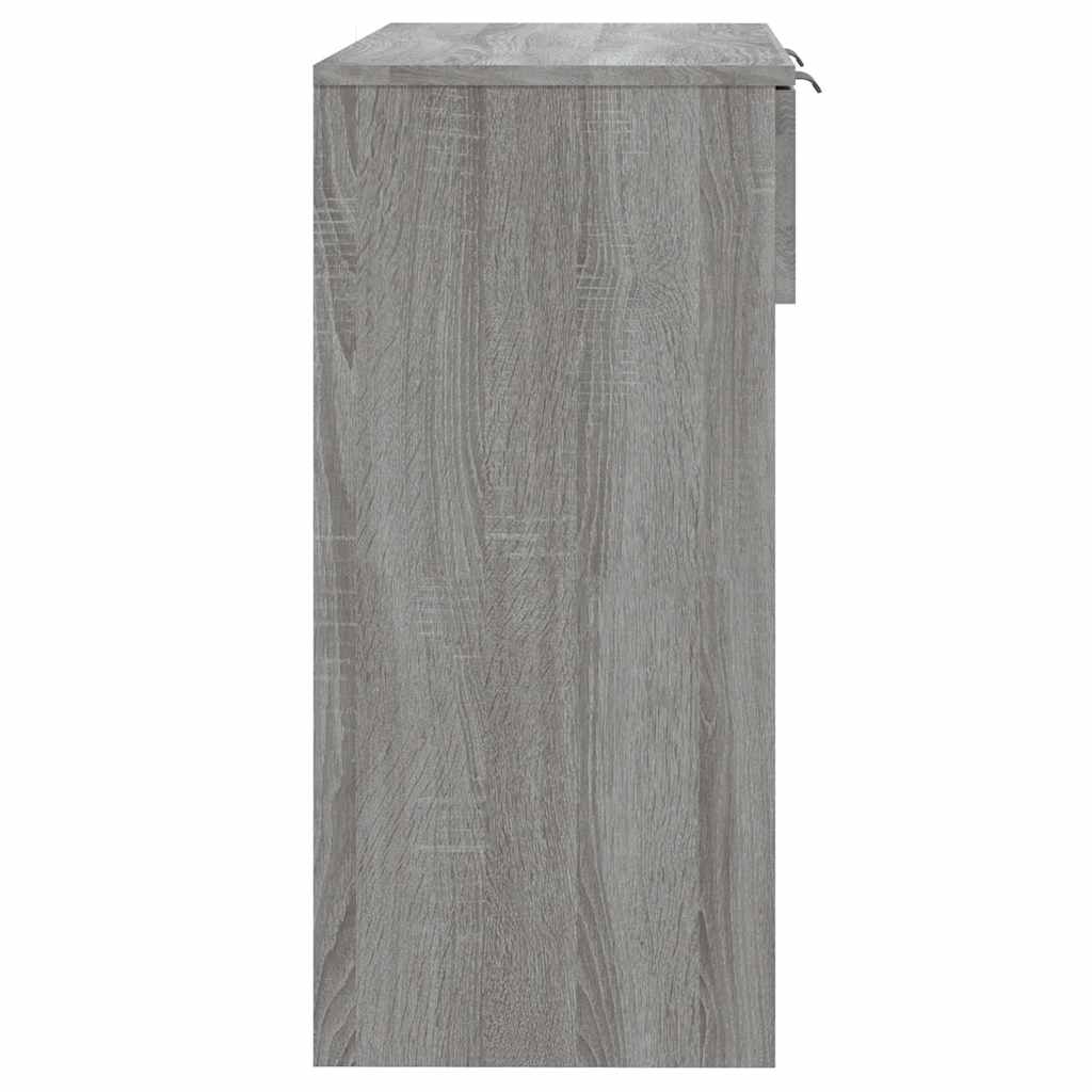 Console Table Grey Sonoma 90x36x75 cm Engineered Wood