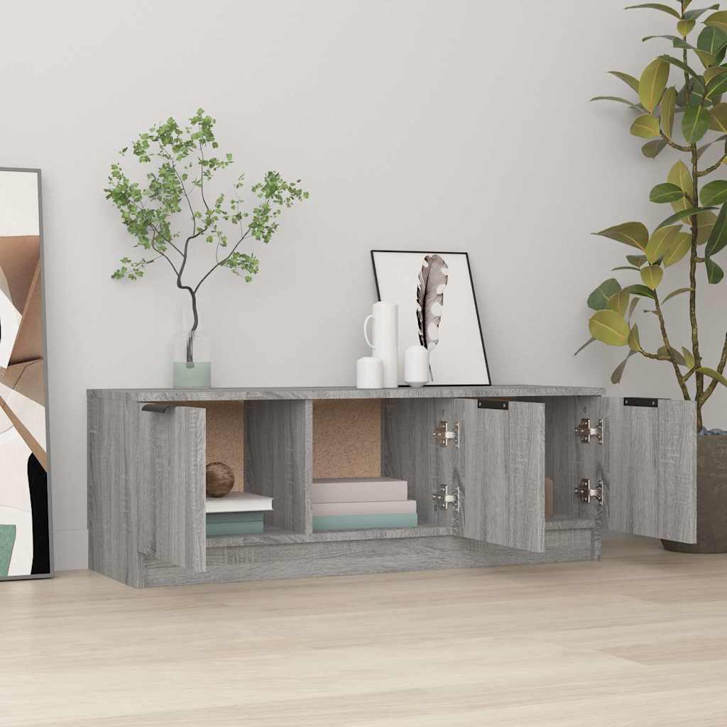 TV Cabinet Grey Sonoma 102x35x36,5 cm Engineered Wood