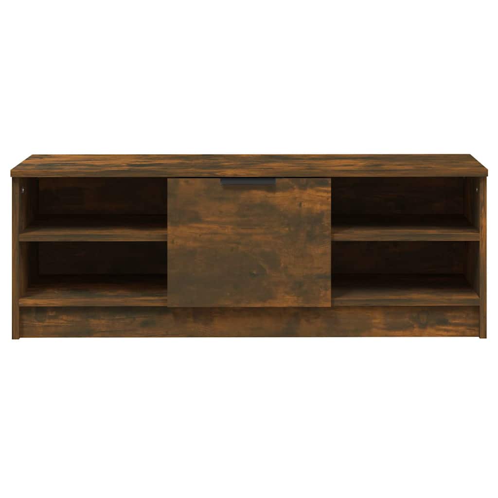 TV Cabinet Smoked Oak 102x35,5x36,5 cm Engineered Wood