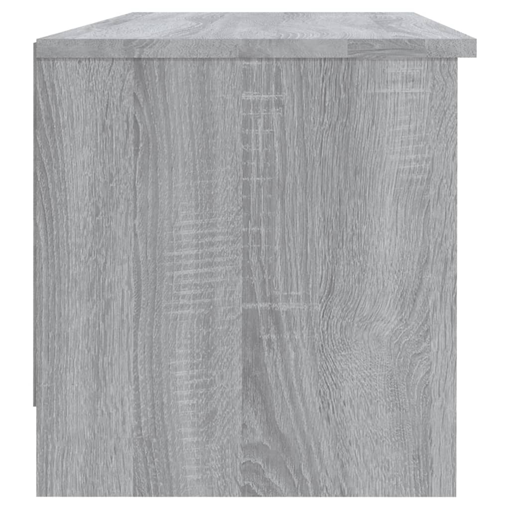 TV Cabinet Grey Sonoma 102x35.5x36.5 cm Engineered Wood