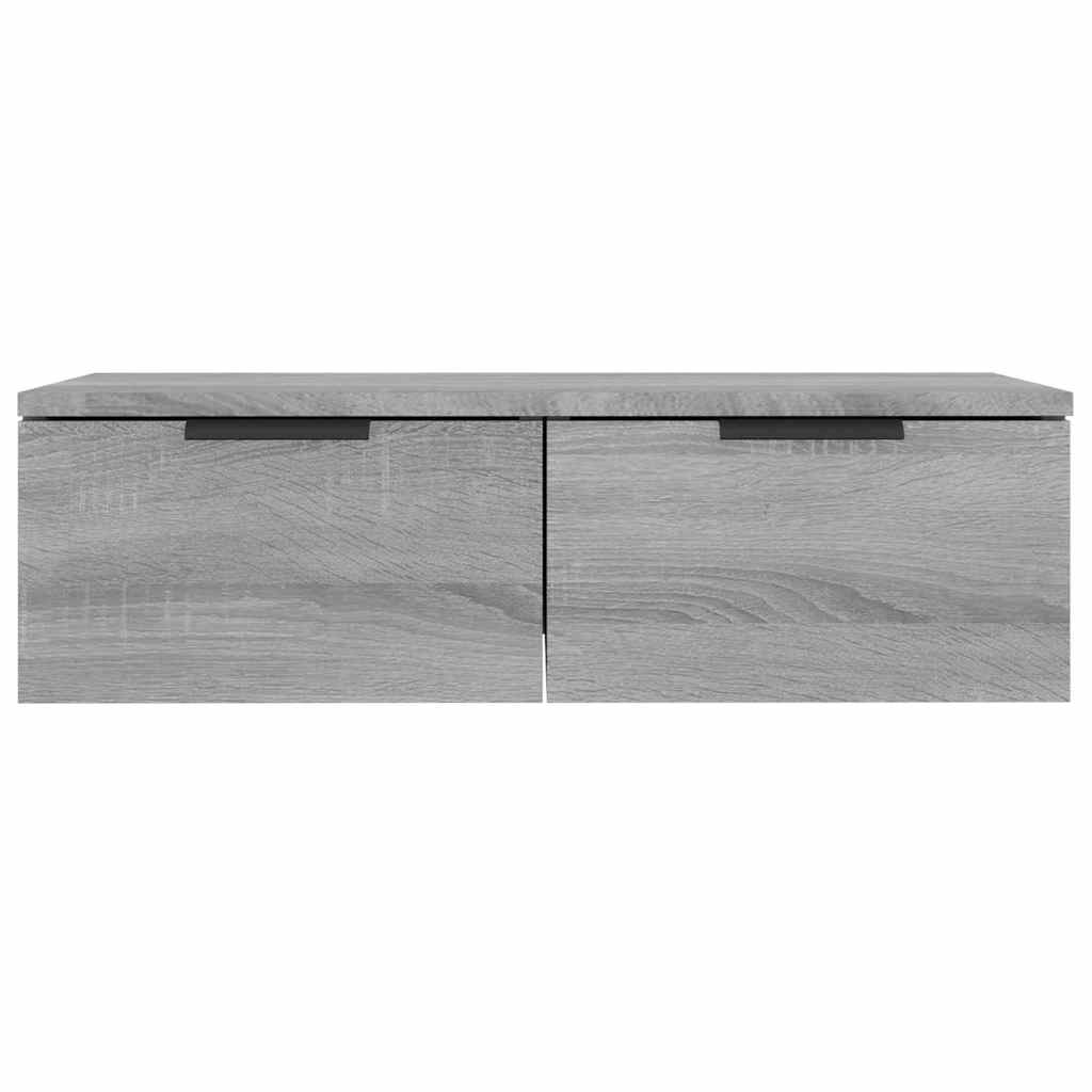 Wall Cabinet Grey Sonoma 68x30x20 cm Engineered Wood