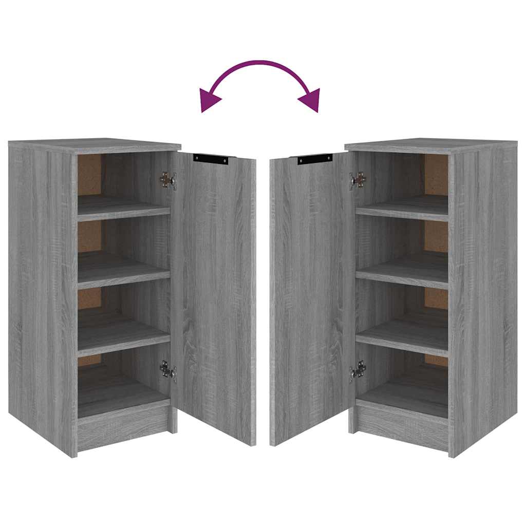 Shoe Cabinet Grey Sonoma 30x35x70 cm Engineered Wood
