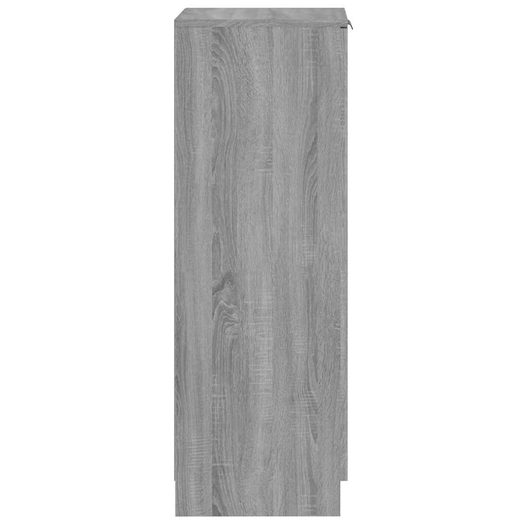 Shoe Cabinet Grey Sonoma 30x35x100 cm Engineered Wood