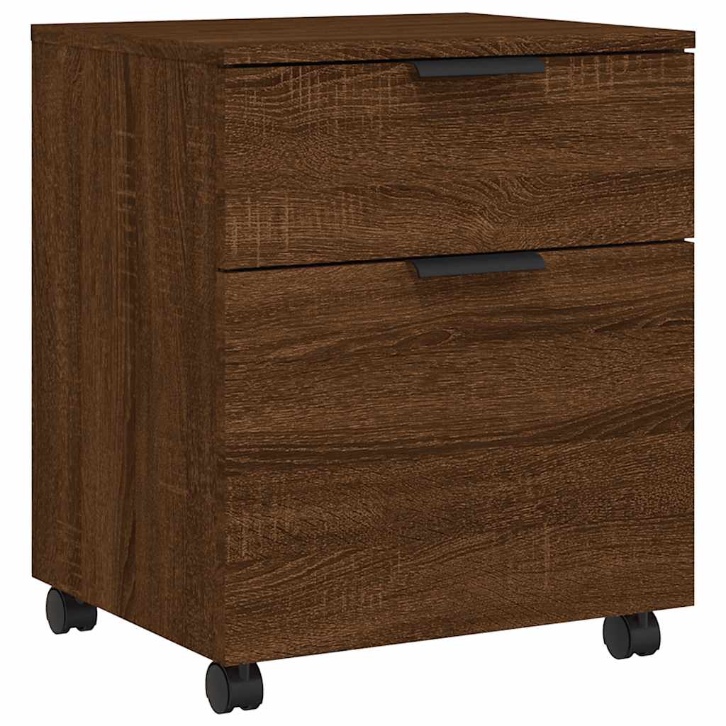 File Cabinet | Brown oak | Engineered wood | Medium | File Cabinet