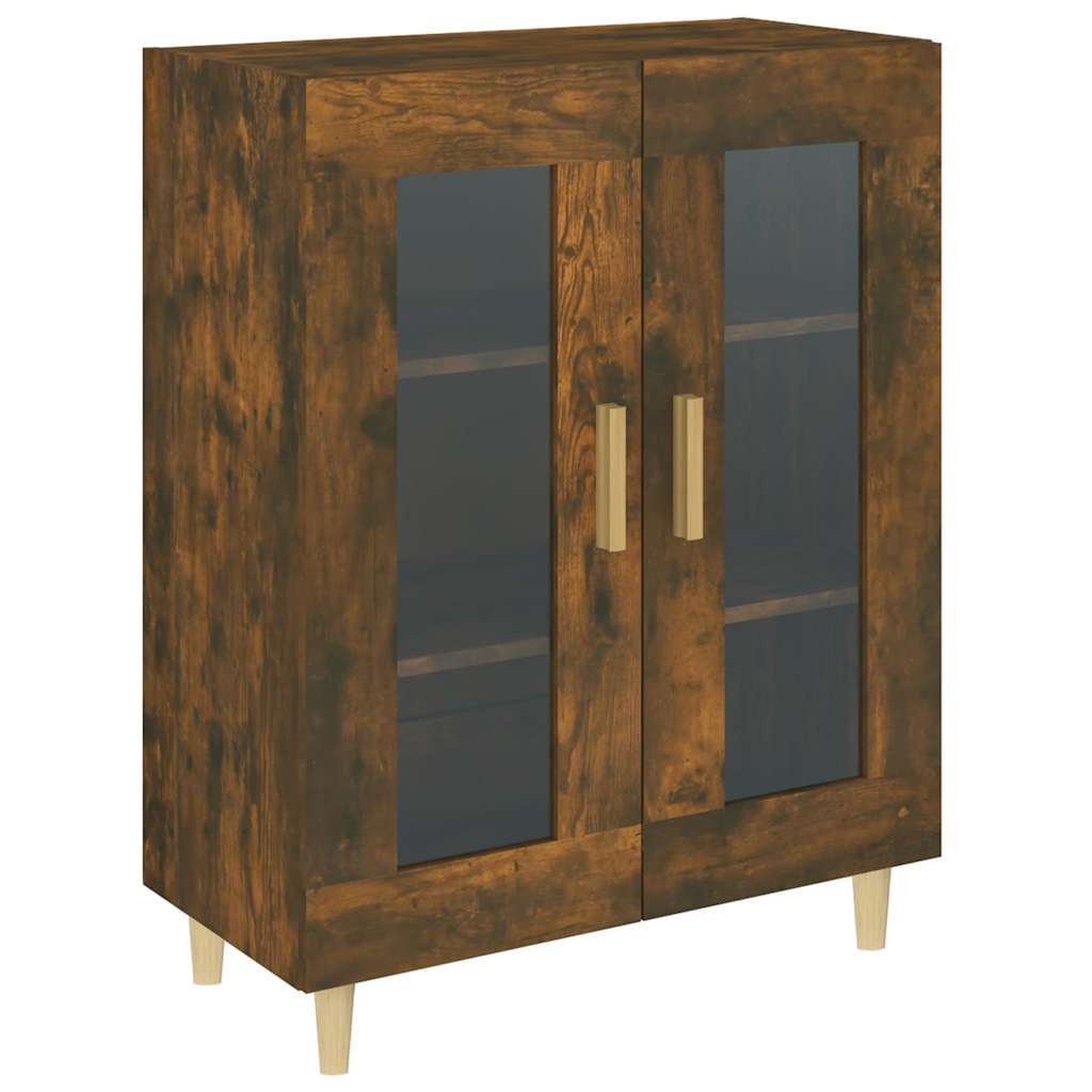 Sideboard Smoked Oak 69,5x34x90 cm Engineered Wood
