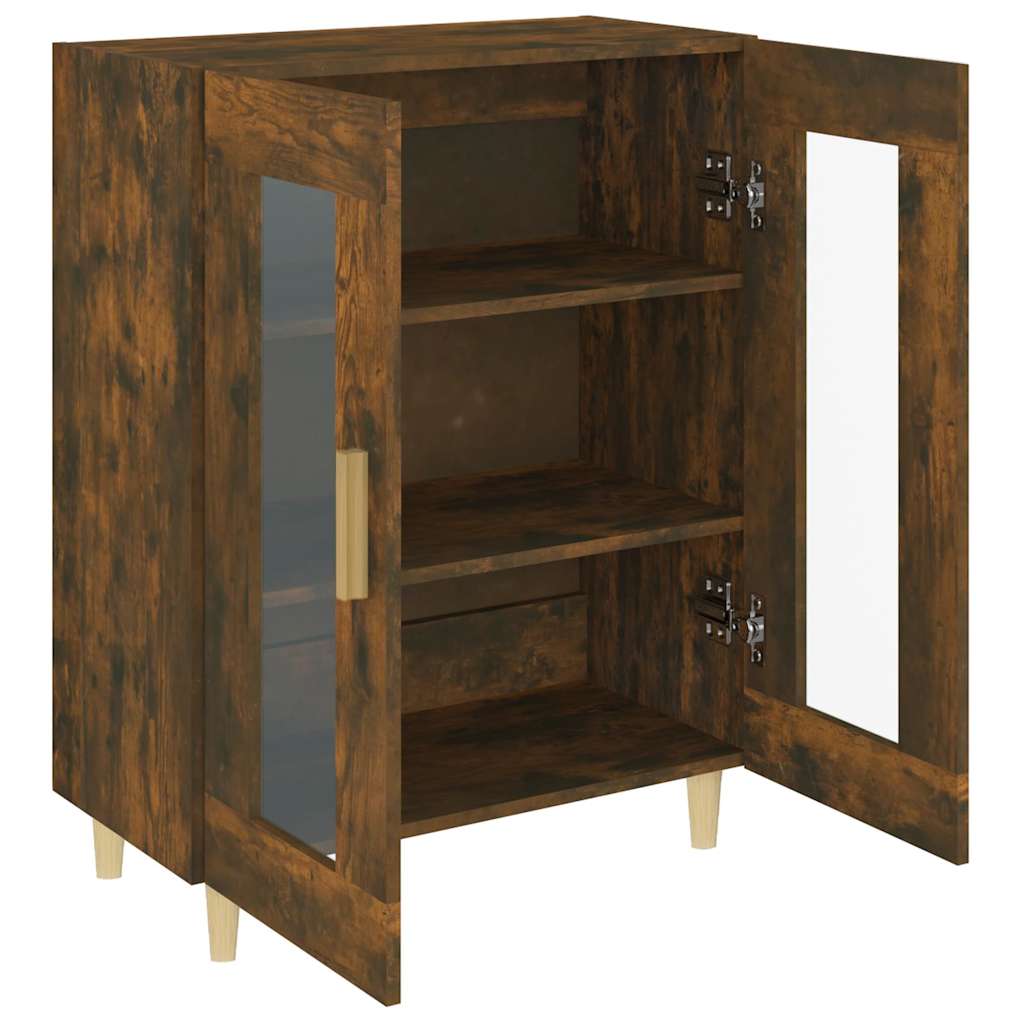 Sideboard Smoked Oak 69,5x34x90 cm Engineered Wood
