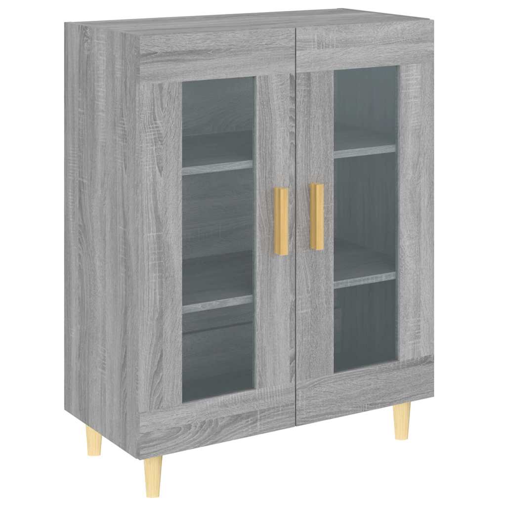 Sideboard Grey Sonoma 69,5x34x90 cm Engineered Wood