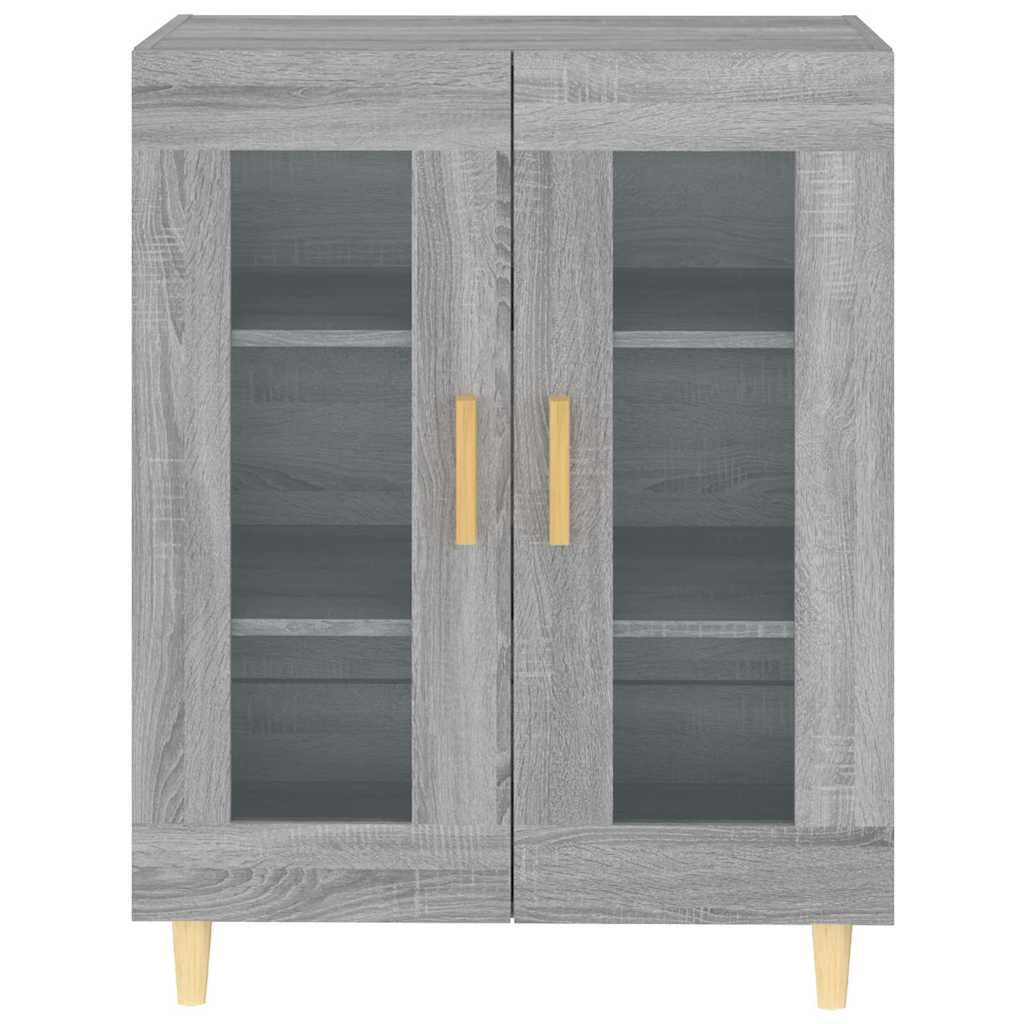 Sideboard Grey Sonoma 69,5x34x90 cm Engineered Wood