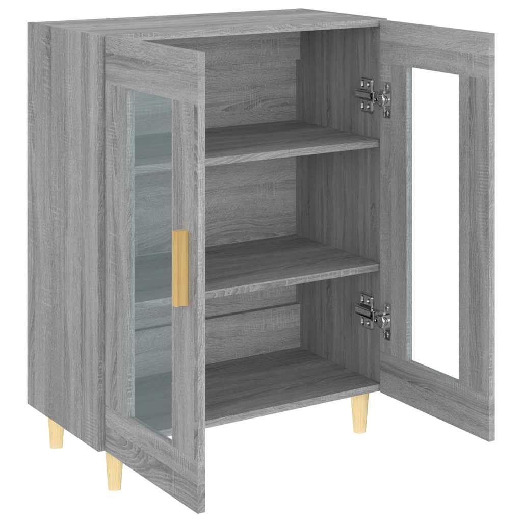 Sideboard Grey Sonoma 69,5x34x90 cm Engineered Wood