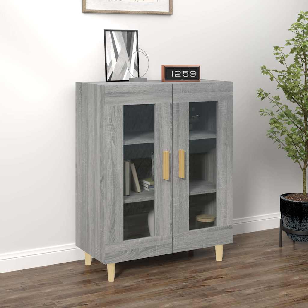 Sideboard Grey Sonoma 69,5x34x90 cm Engineered Wood