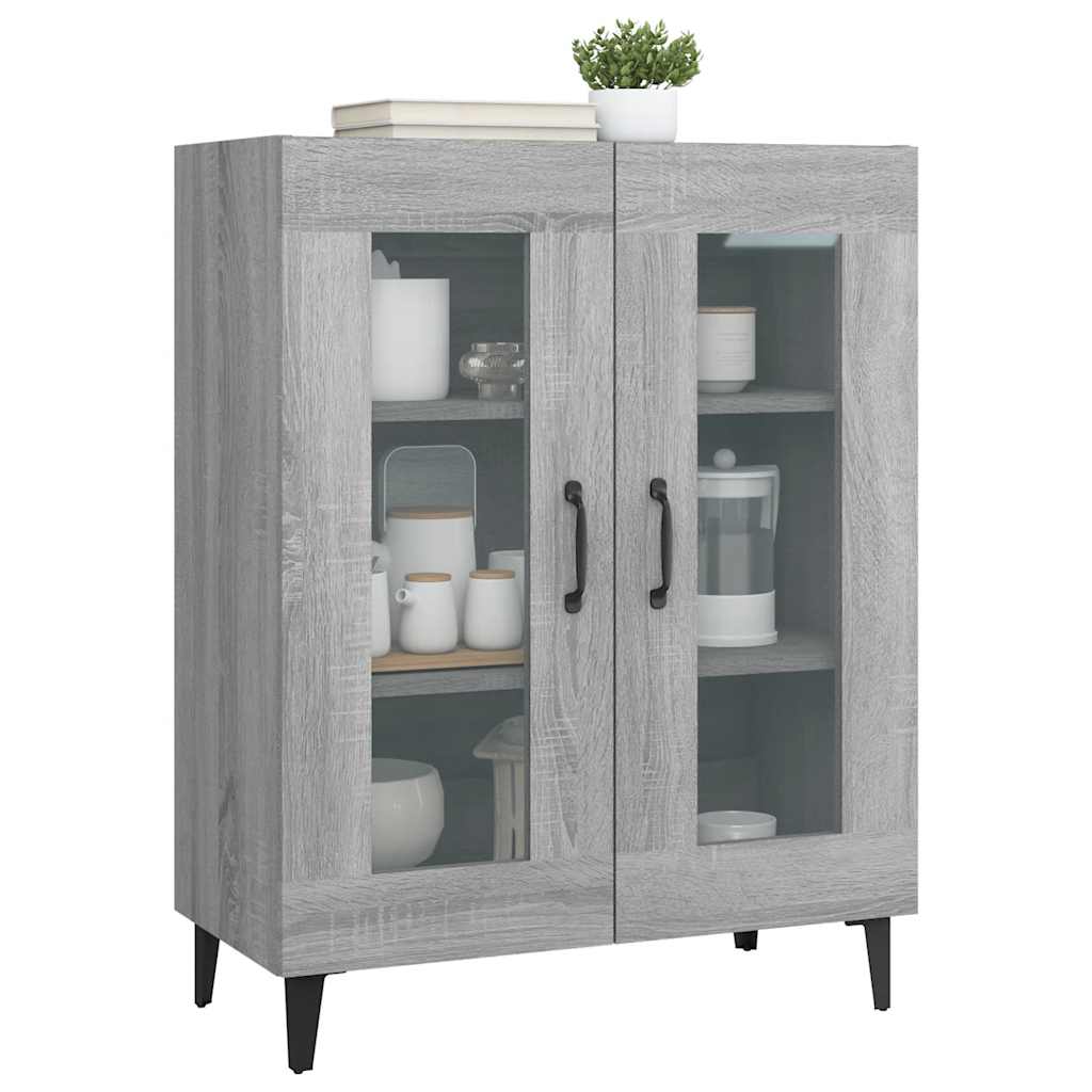 Sideboard Grey Sonoma 69.5x34x90 cm Engineered Wood