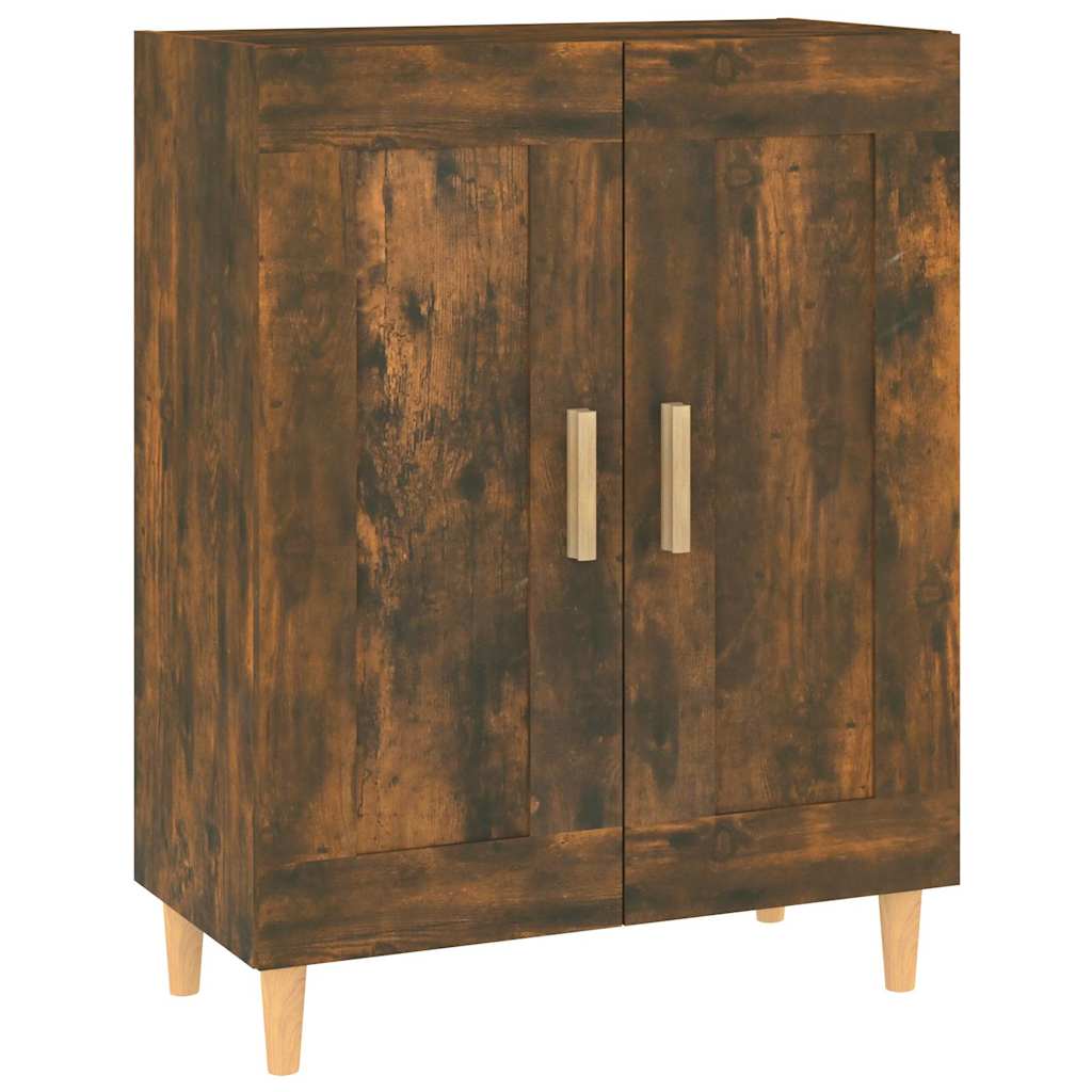 817339 vidaXL Sideboard Smoked Oak 69,5x34x90 cm Engineered Wood