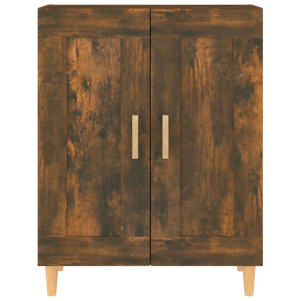 817339 vidaXL Sideboard Smoked Oak 69,5x34x90 cm Engineered Wood