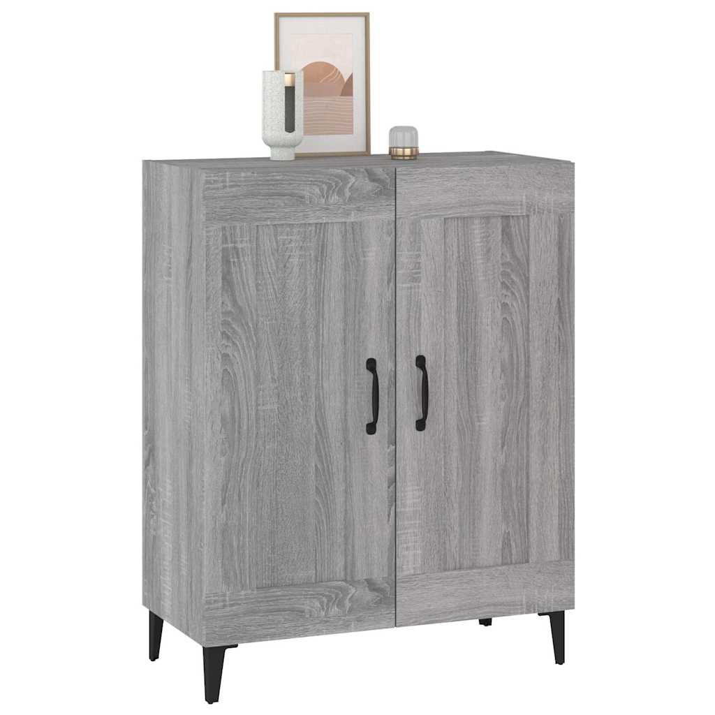 Sideboard Grey Sonoma 69,5x34x90 cm Engineered Wood