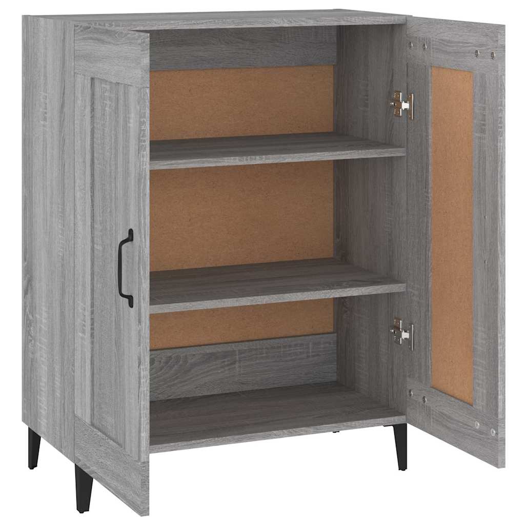 Sideboard Grey Sonoma 69,5x34x90 cm Engineered Wood