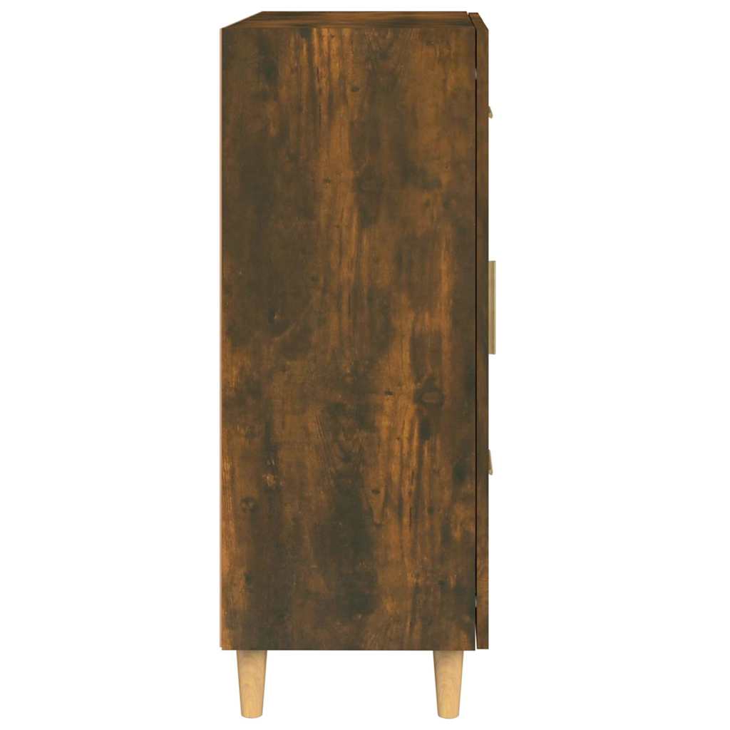 Sideboard Smoked Oak 69,5x34x90 cm Engineered Wood