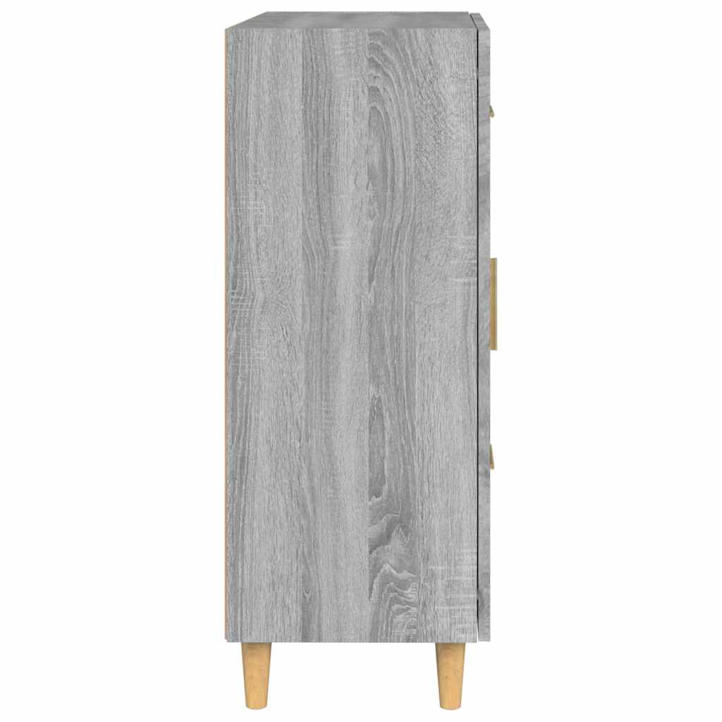 Sideboard Grey Sonoma 69,5x34x90 cm Engineered Wood