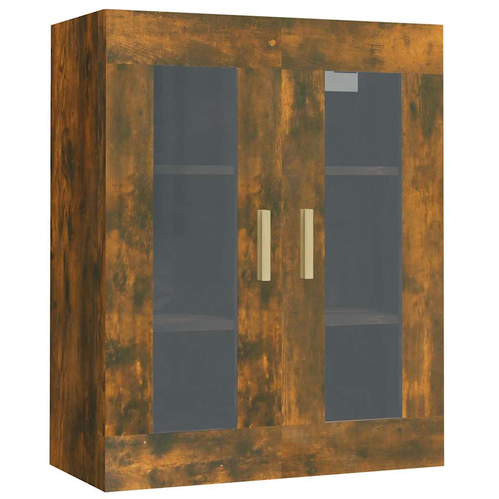 Hanging Wall Cabinet Smoked Oak 69,5x34x90 cm