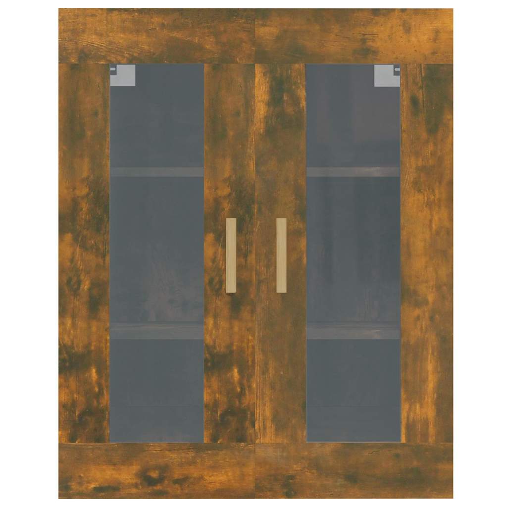 Hanging Wall Cabinet Smoked Oak 69,5x34x90 cm