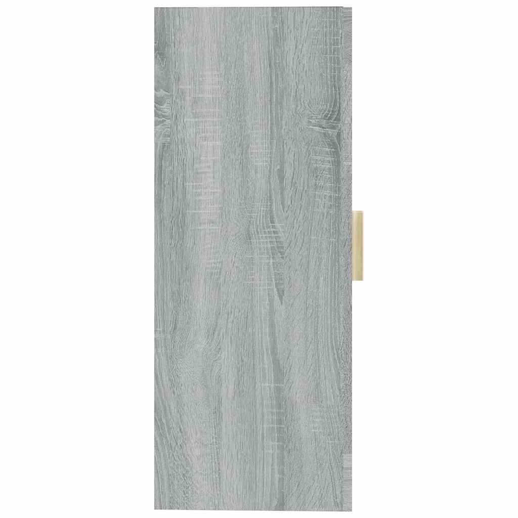 Hanging Wall Cabinet Grey Sonoma 69,5x34x90 cm