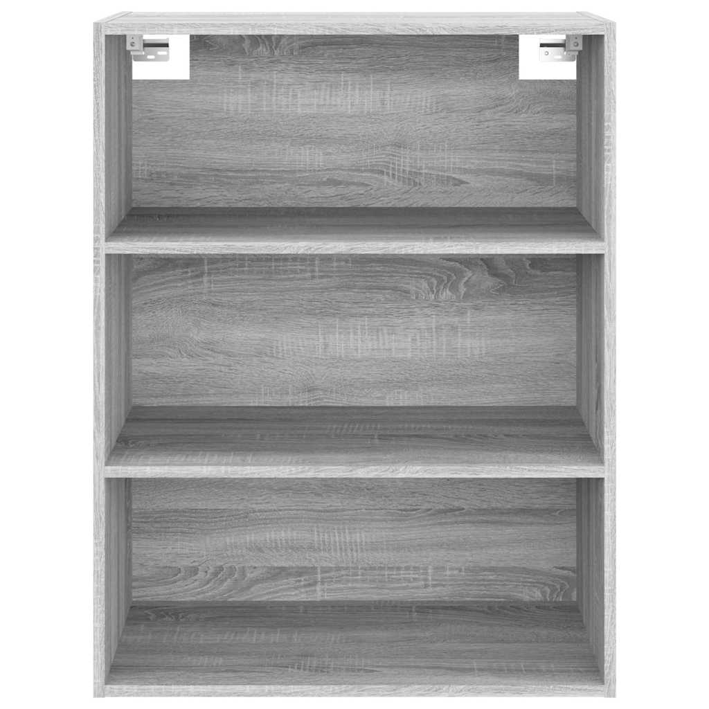 817400 vidaXL Hanging Wall Cabinet Grey Sonoma 69,5x32,5x90 cm