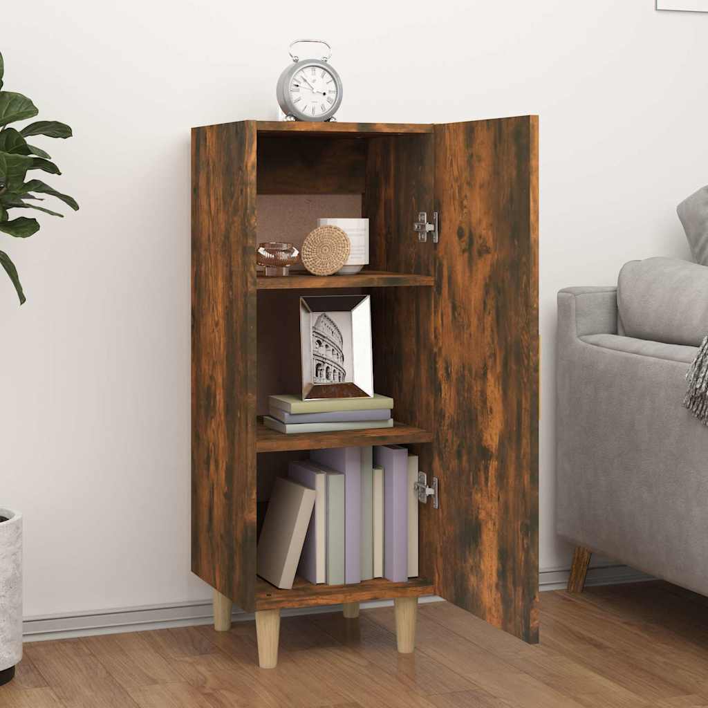 817402 vidaXL Sideboard Smoked Oak 34,5x34x90 cm Engineered Wood