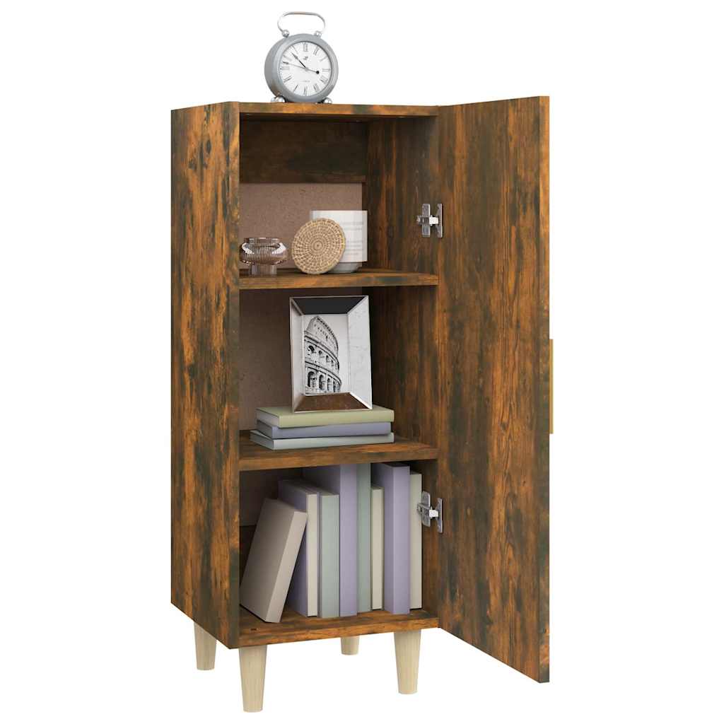 817402 vidaXL Sideboard Smoked Oak 34,5x34x90 cm Engineered Wood