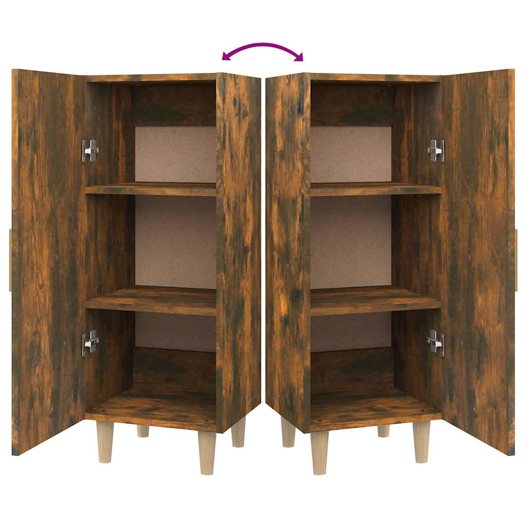 817402 vidaXL Sideboard Smoked Oak 34,5x34x90 cm Engineered Wood