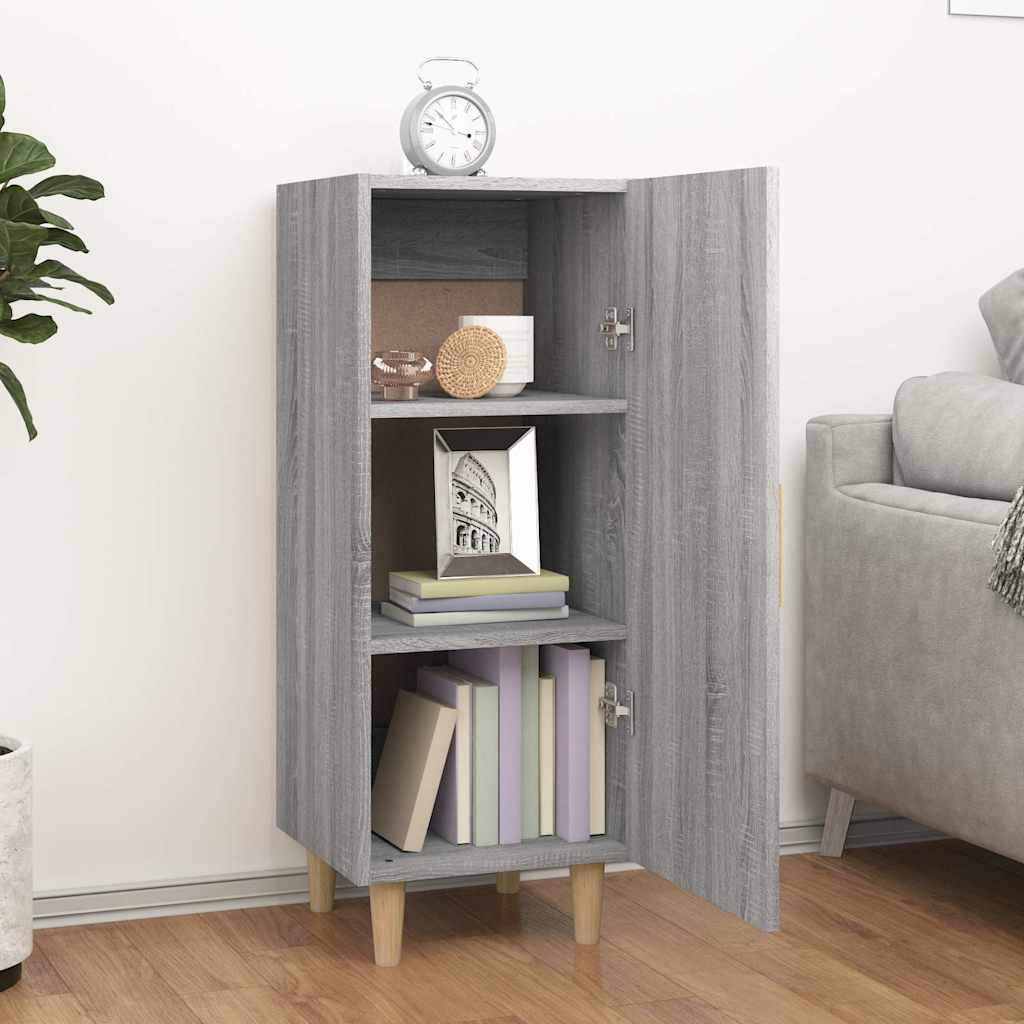 817403 vidaXL Sideboard Grey Sonoma 34,5x34x90 cm Engineered Wood