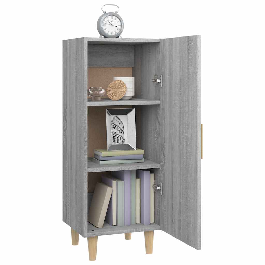 817403 vidaXL Sideboard Grey Sonoma 34,5x34x90 cm Engineered Wood