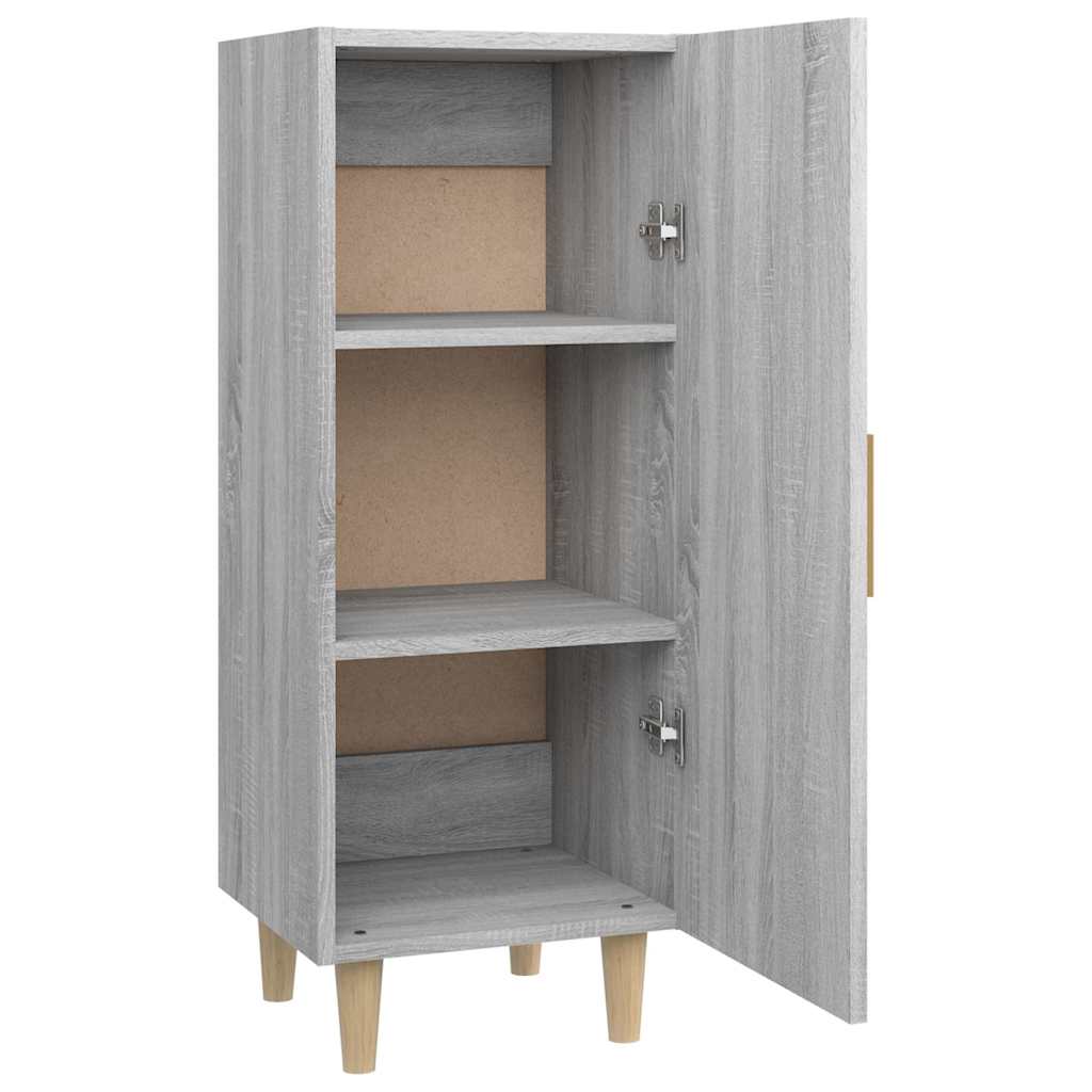817403 vidaXL Sideboard Grey Sonoma 34,5x34x90 cm Engineered Wood