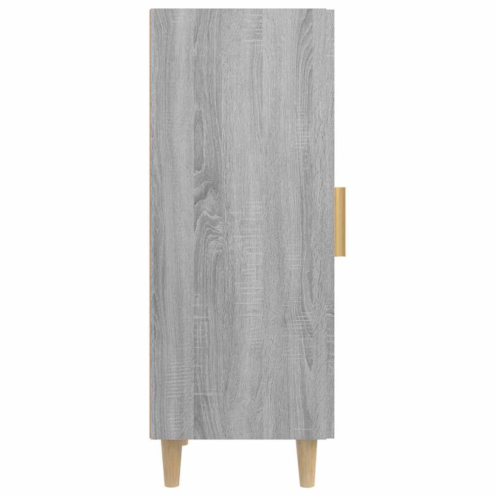 817403 vidaXL Sideboard Grey Sonoma 34,5x34x90 cm Engineered Wood