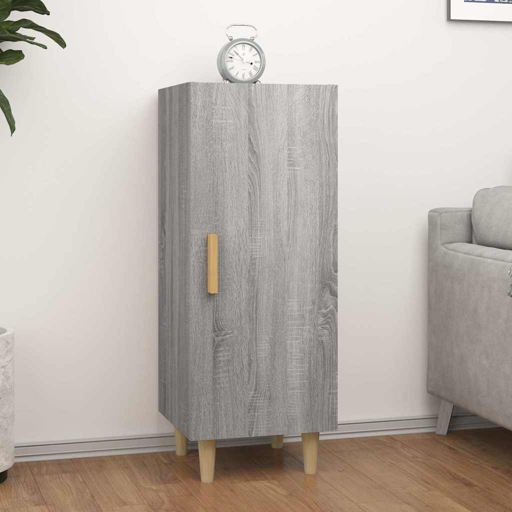 817403 vidaXL Sideboard Grey Sonoma 34,5x34x90 cm Engineered Wood