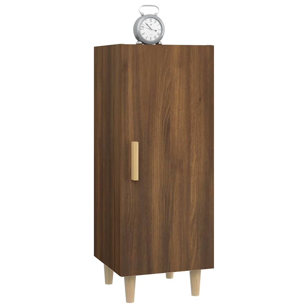 Sideboard Brown Oak 34.5x34x90 cm Engineered Wood