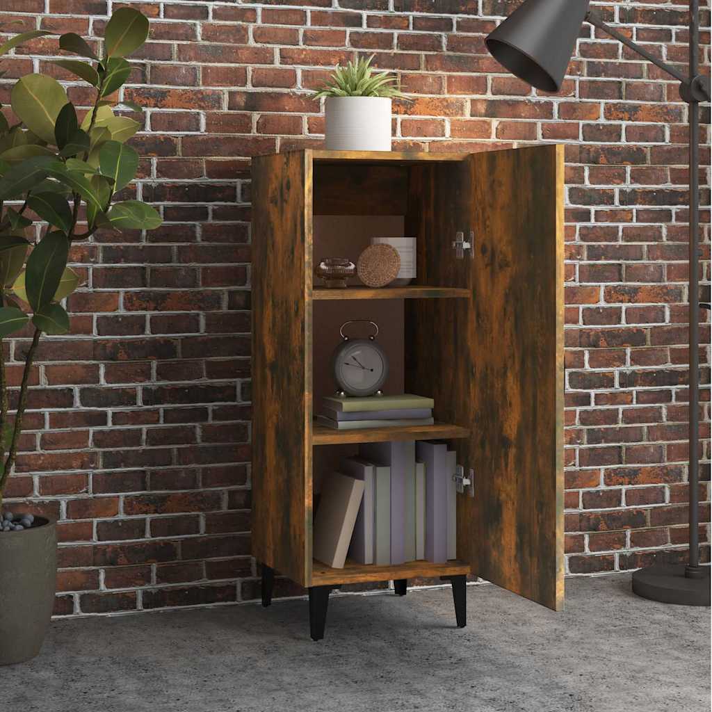 817405 vidaXL Sideboard Smoked Oak 34,5x34x90 cm Engineered Wood