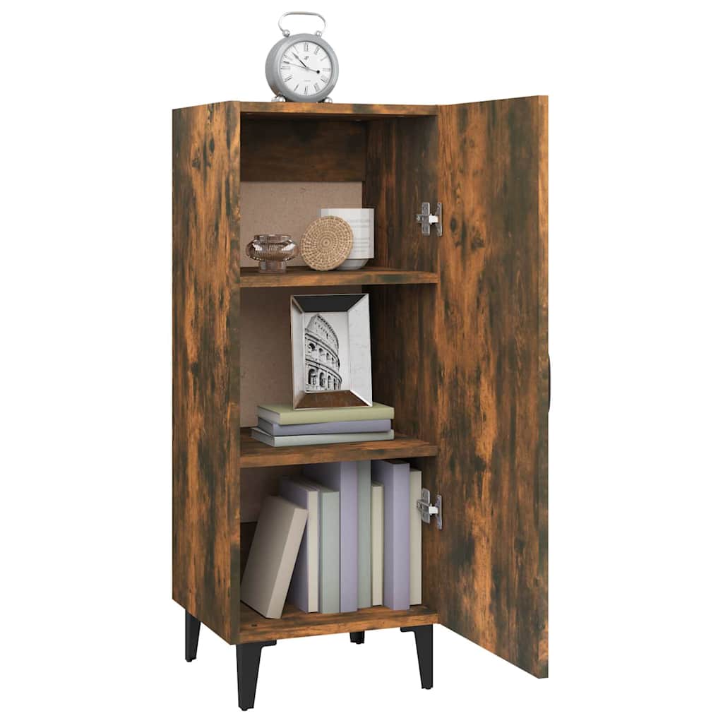 817405 vidaXL Sideboard Smoked Oak 34,5x34x90 cm Engineered Wood