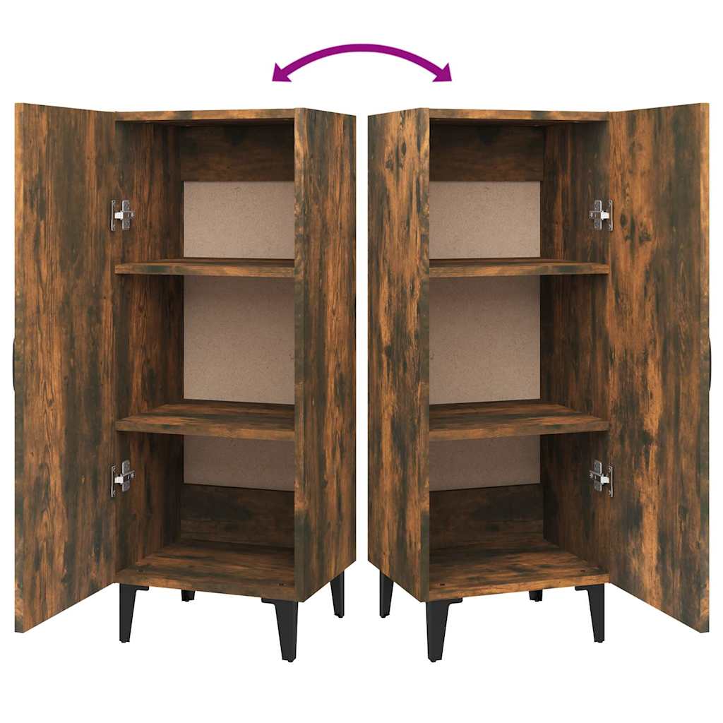 817405 vidaXL Sideboard Smoked Oak 34,5x34x90 cm Engineered Wood