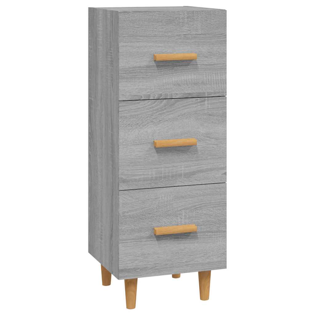 Sideboard Grey Sonoma 34,5x34x90 cm Engineered Wood
