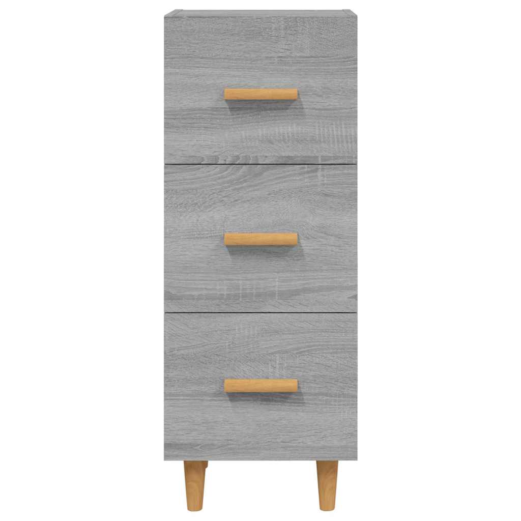 Sideboard Grey Sonoma 34,5x34x90 cm Engineered Wood